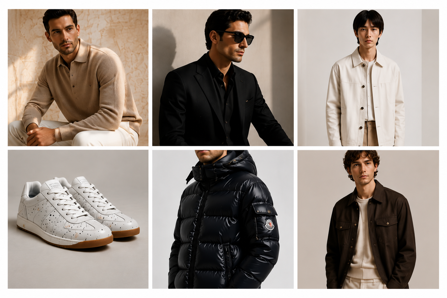 Luxury men's designer brands on FARFETCH including Moncler, Prada, Maison Margiela and Dolce & Gabbana