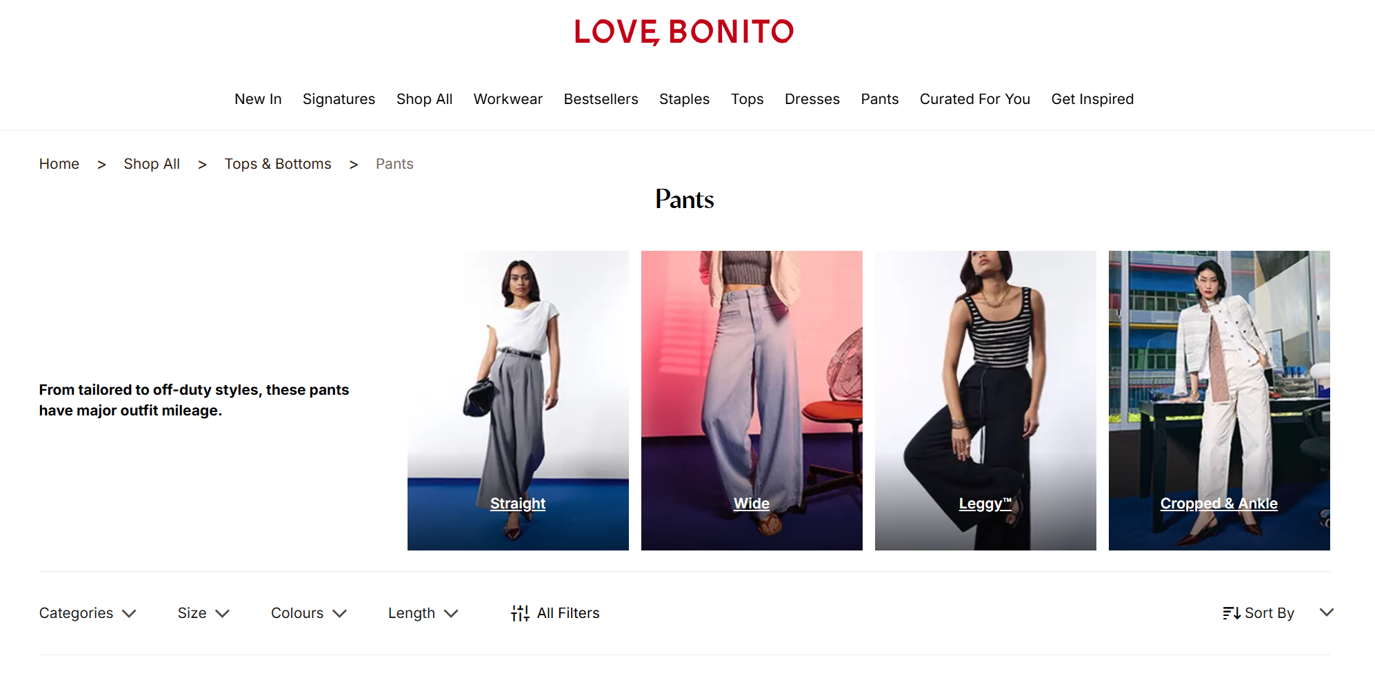 Love Bonito Pants