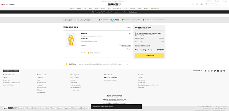 Selfridges Promotion Code