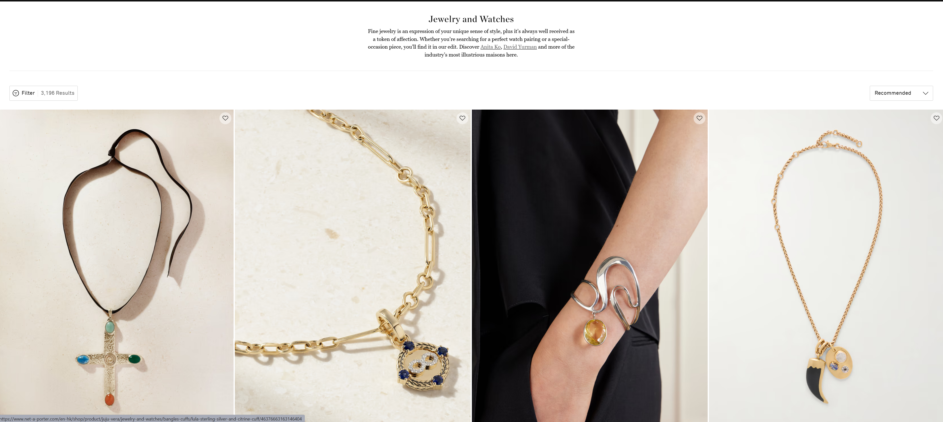 NET-A-PORTER Jewellery NET-A-PORTER Jewellery
