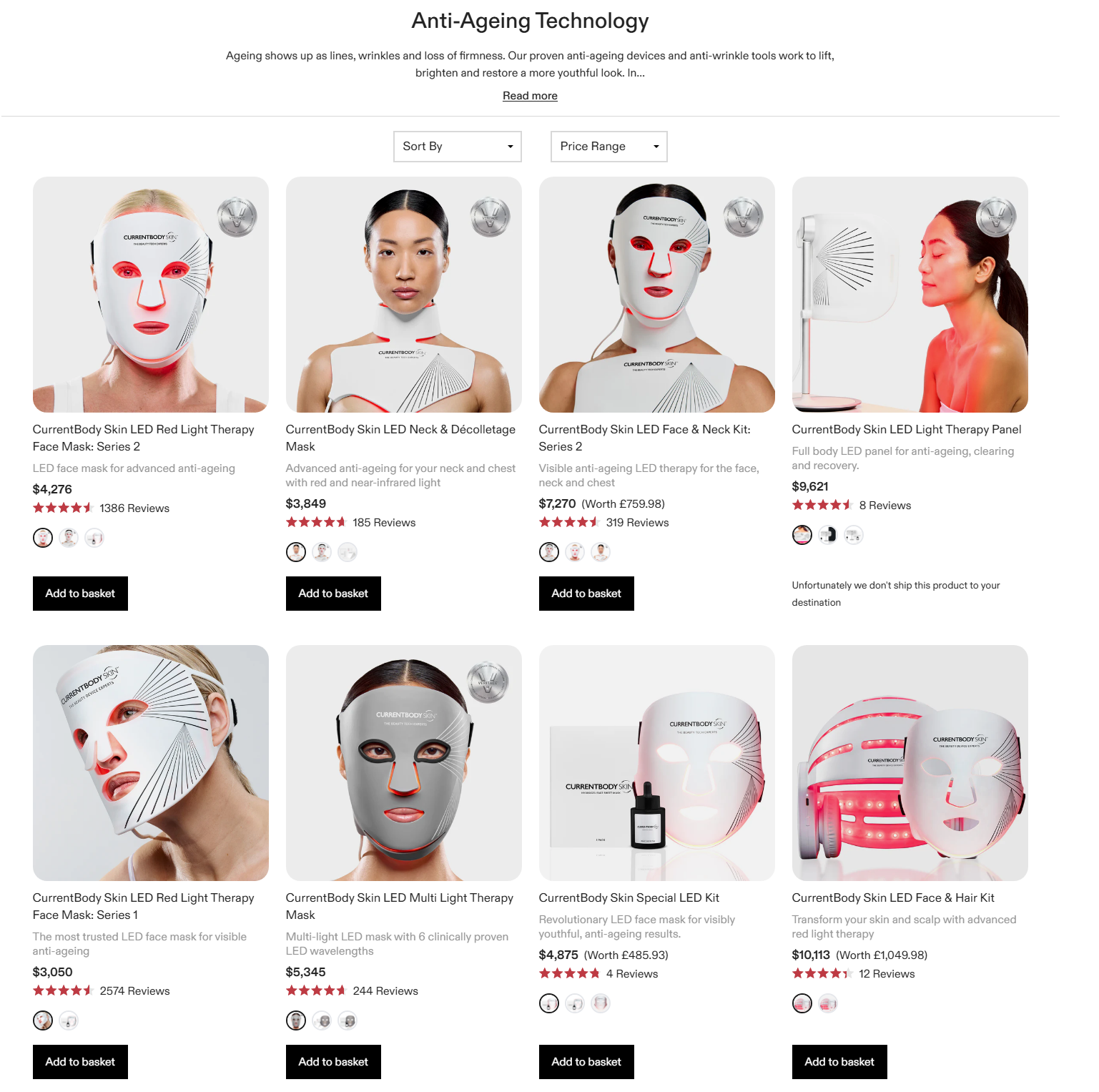 CurrentBody Anti-Ageing Skincare Devices