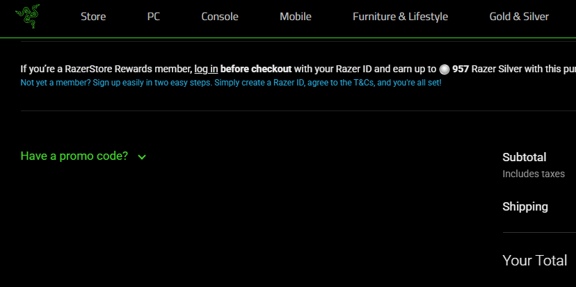 Razer Promo Code